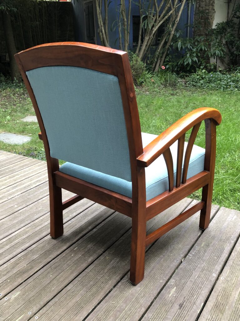 Fauteuil colonial face arrière