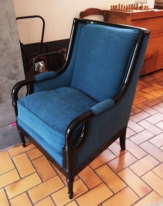 bergère bleu